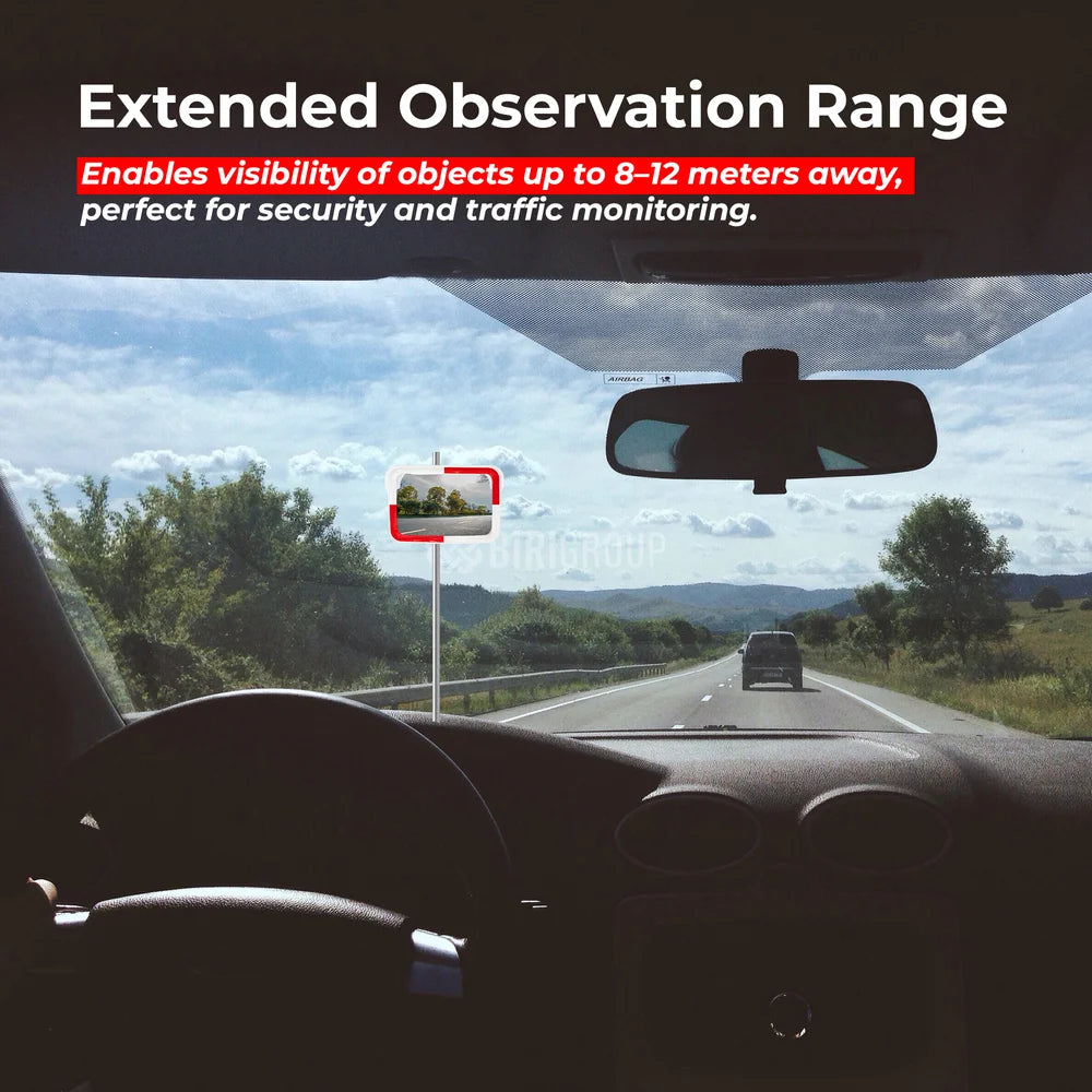 High Quality Convex Safety Mirror 40x 60CM - White