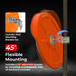 100 cm (40Inch) Outdoor Convex Safety Mirror - Orange