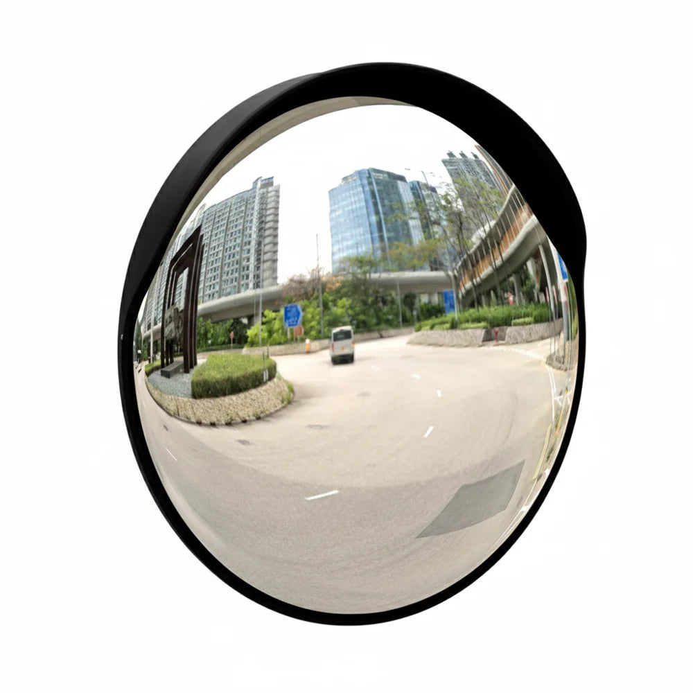 100CM Outdoor Blind Spot Convex Mirror - Black