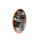 12" Indoor Convex Safety Mirror - Orange