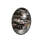 12" Indoor Convex Safety Mirror - Black