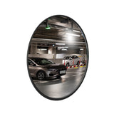18" Indoor Convex Safety Mirror - Black