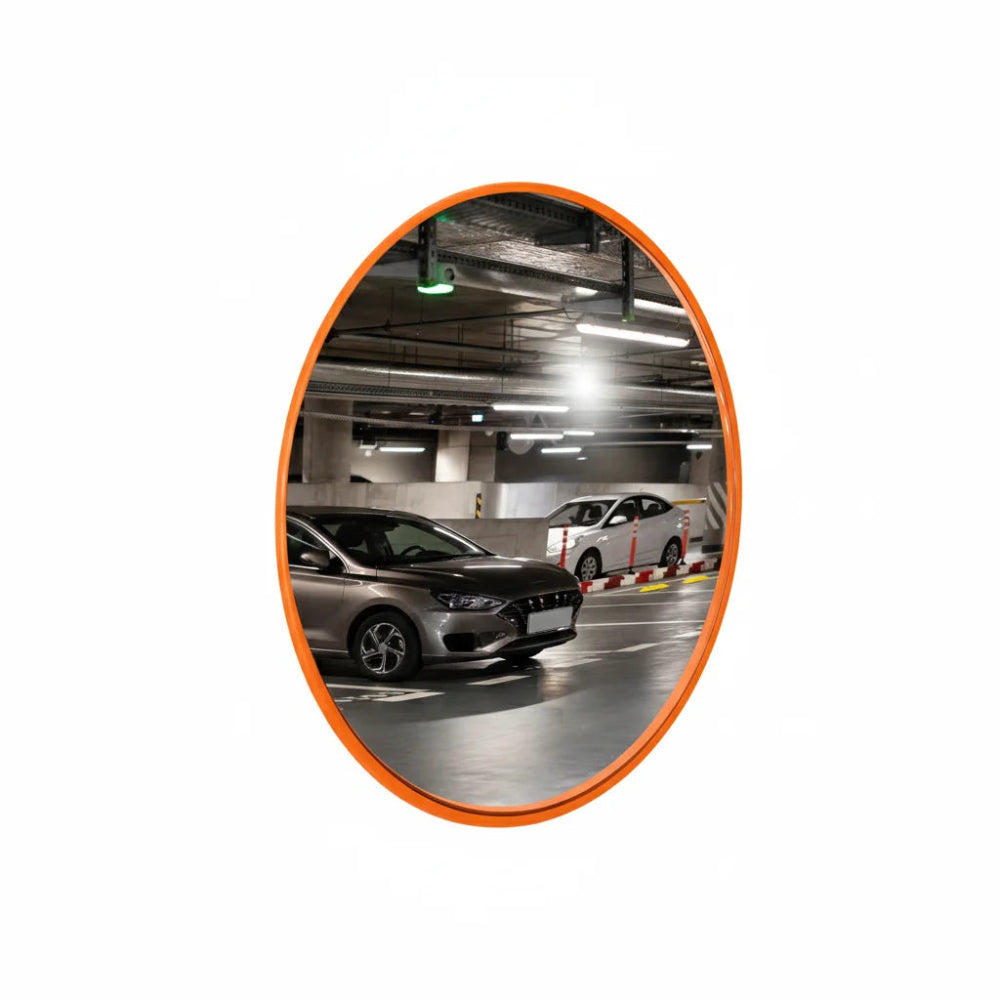 30CM Indoor Convex Safety Mirror - Orange