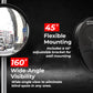 32" Outdoor Convex Safety Mirror UK - Black