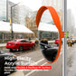 32" Outdoor Convex Safety Mirror UK - Orange