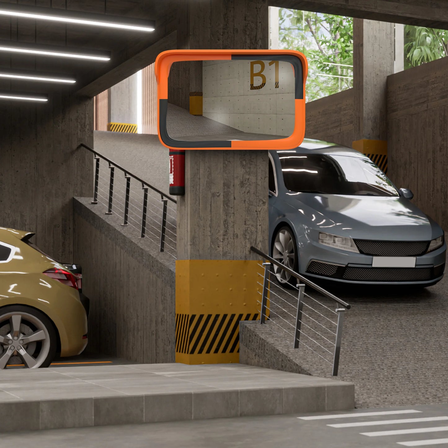 High Quality Convex Safety Mirror - 40 x 60 cm