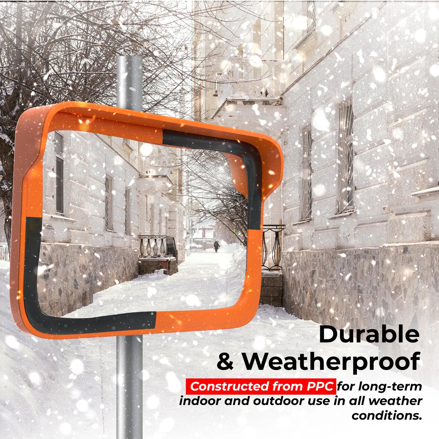 High Quality Convex Safety Mirror - 40 x 60 cm