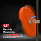 24" Outdoor Orange Convex Safety Mirror UK