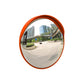24" Outdoor Orange Convex Safety Mirror