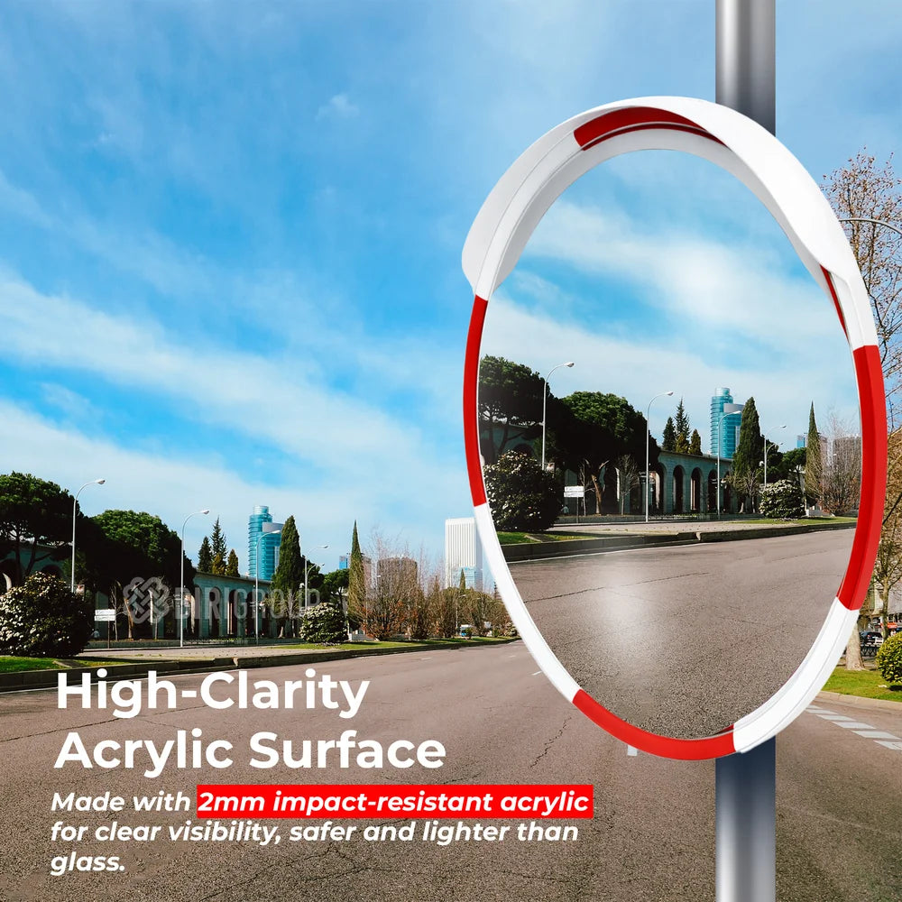 High Quality Convex Safety Mirror 60CM - White