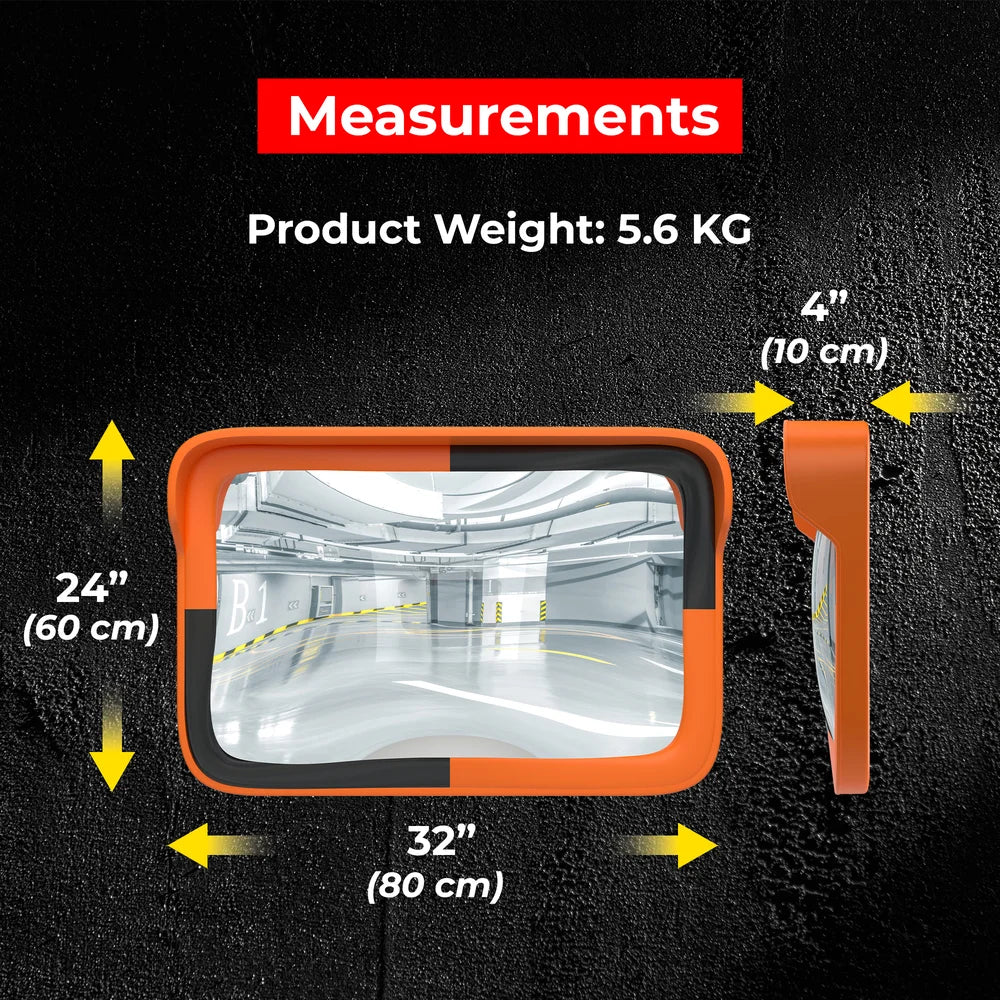 High Quality Convex Safety Mirror - 60x 80CM