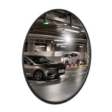 32" Indoor Convex Safety Mirror - Black