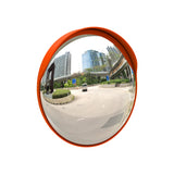 32" Outdoor Convex Safety Mirror - Orange