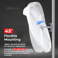45-degree flexible mounting bracket with adjustable bracket for wall or pole mounting on a dark background.