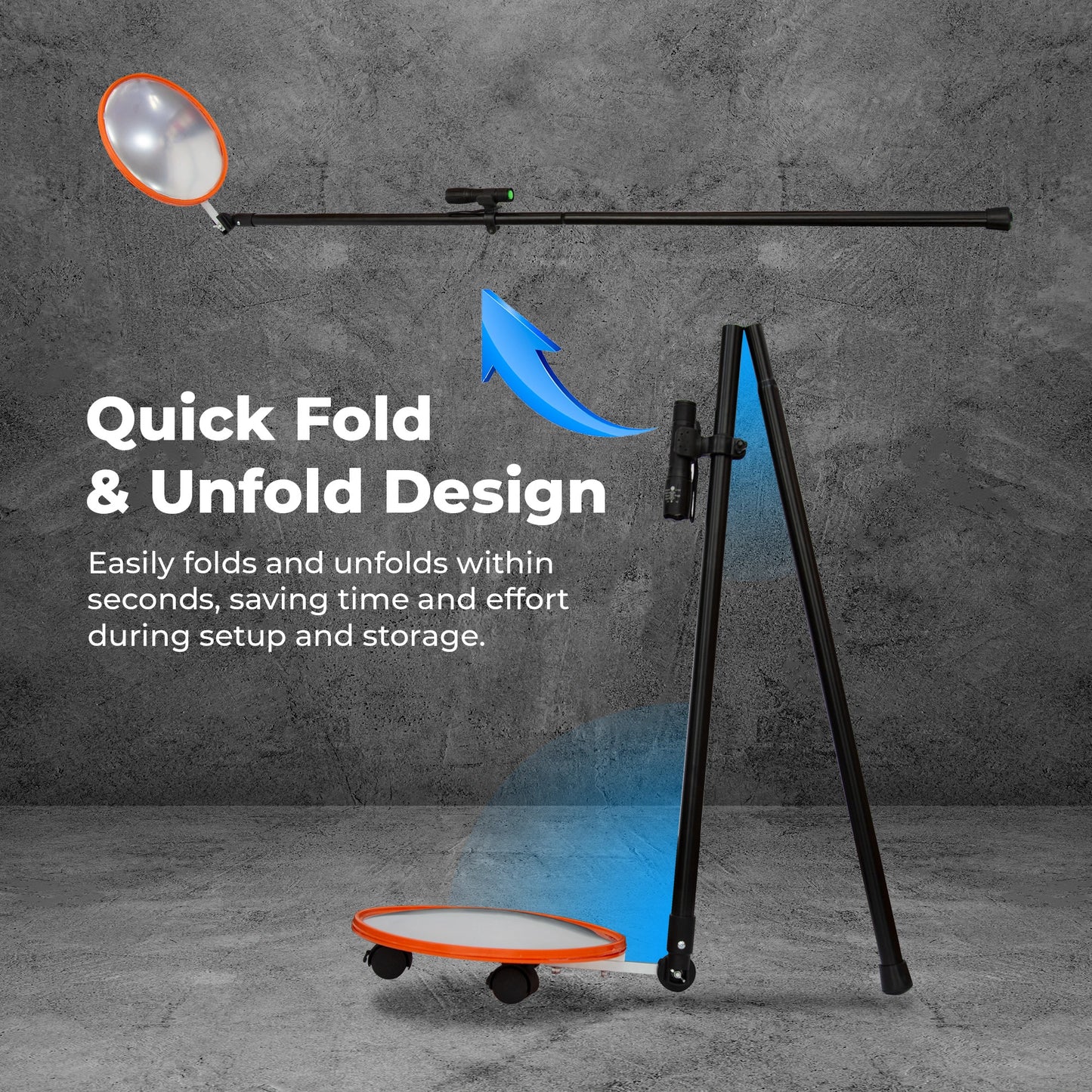 12" Vehicle Inspection Mirror