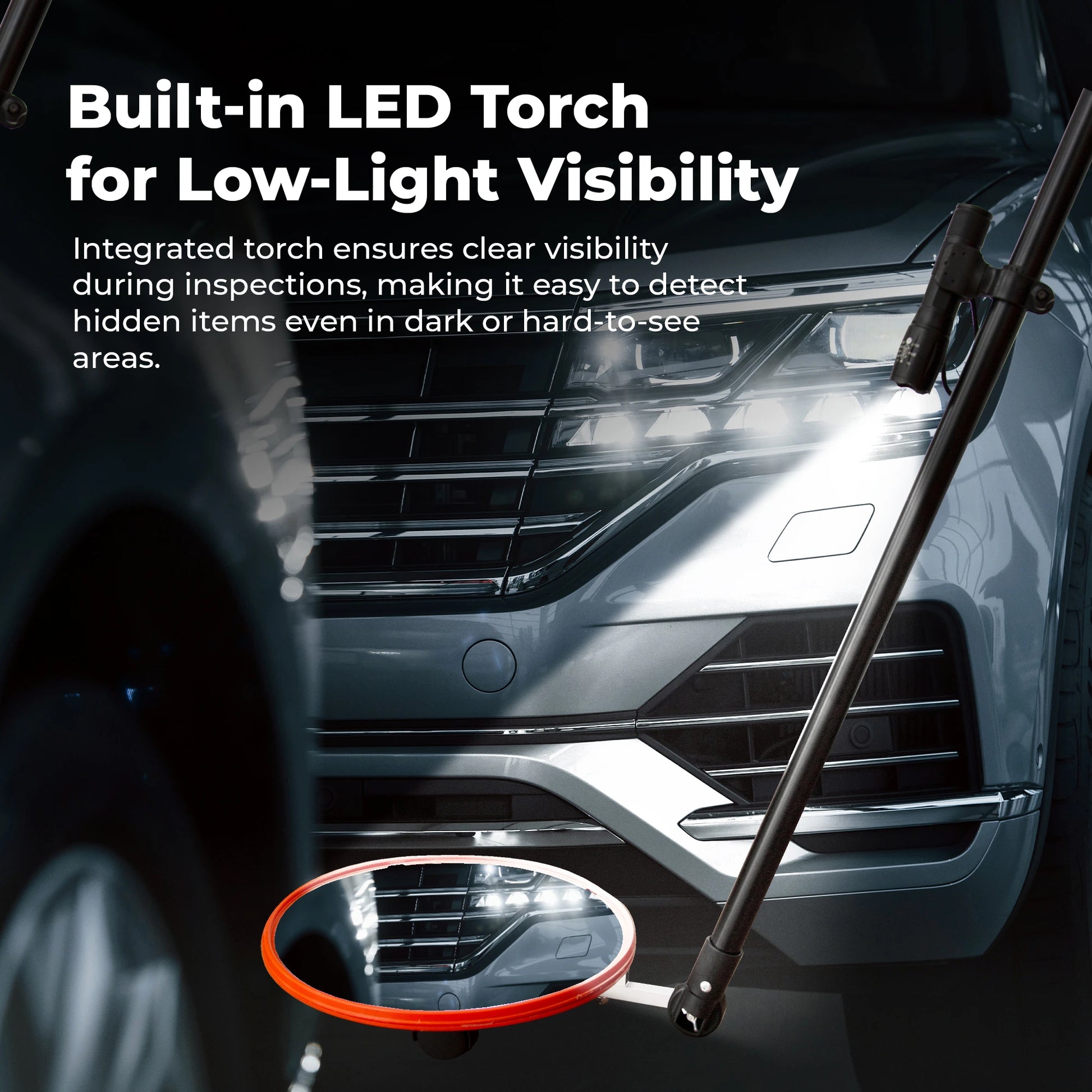 12" Vehicle Inspection Mirror