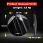 18" Indoor Black Convex Safety Mirror UK