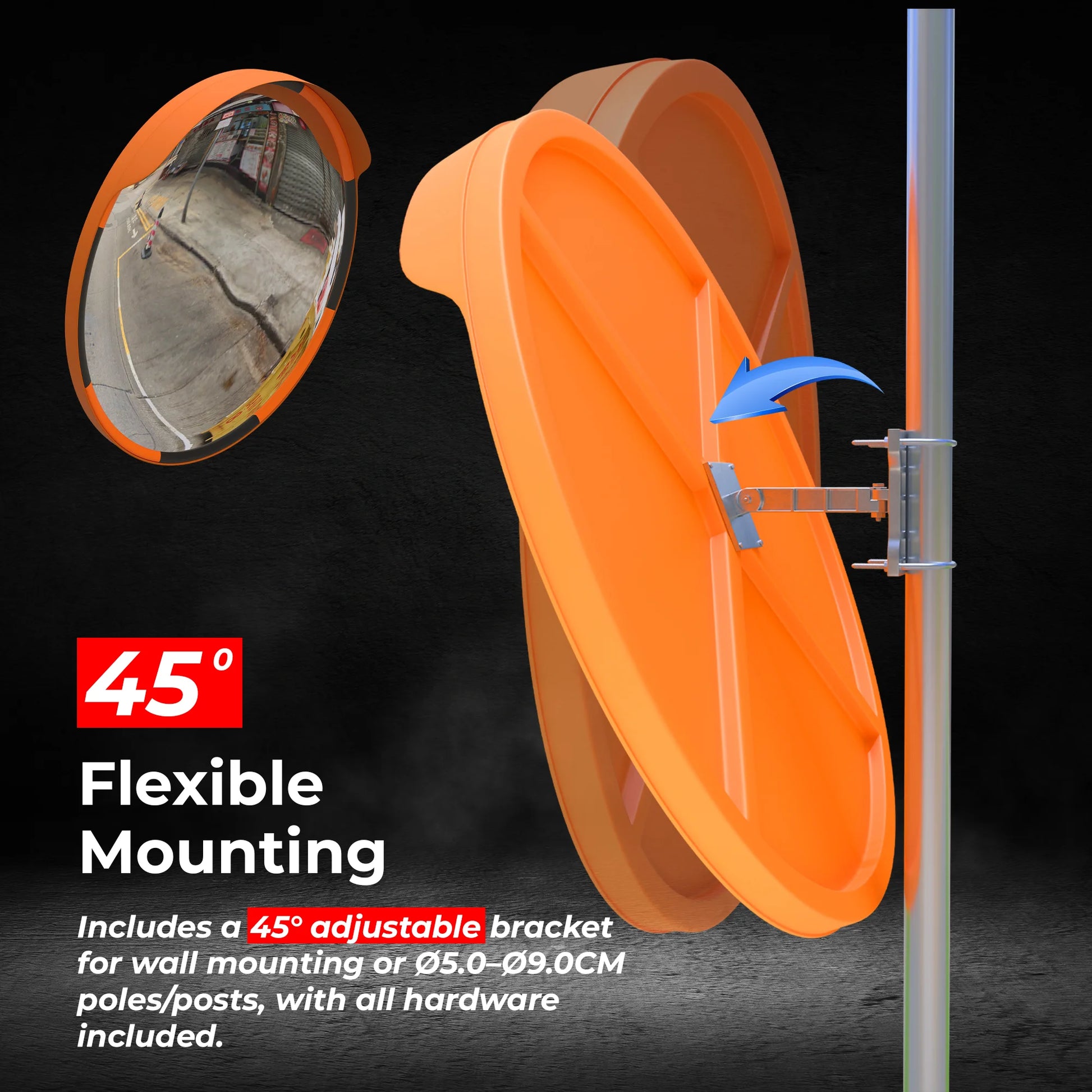 High Quality Convex Safety Mirror - 24"