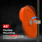 18" Orange - Outdoor Convex Safety Mirror