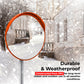 18" Outdoor Convex Safety Mirror - Orange