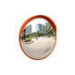 18" Outdoor Convex Safety Mirror - Orange