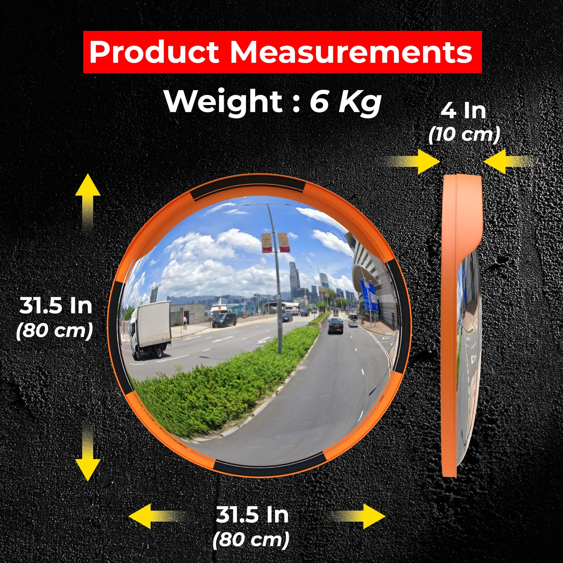 High Quality Convex Safety Mirror UK - 32"