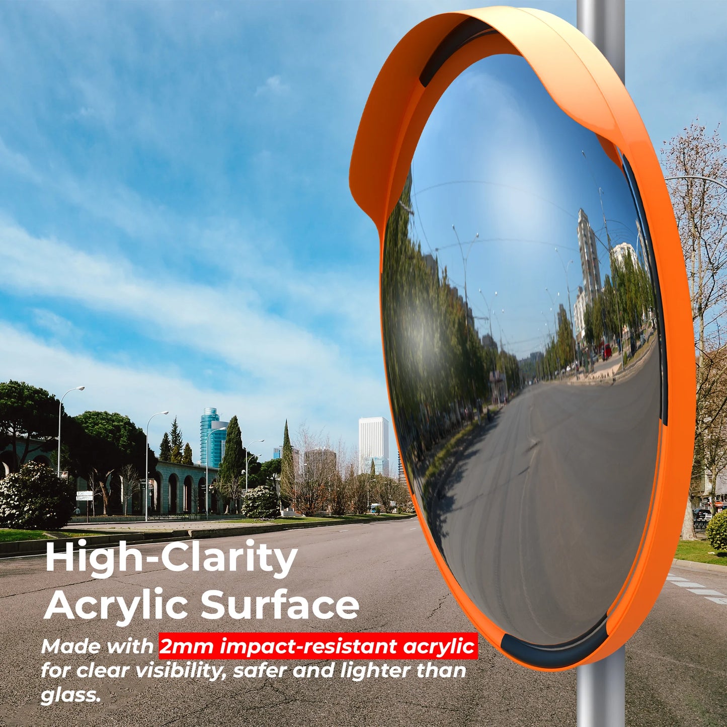 High Quality Convex Safety Mirror UK - 32"